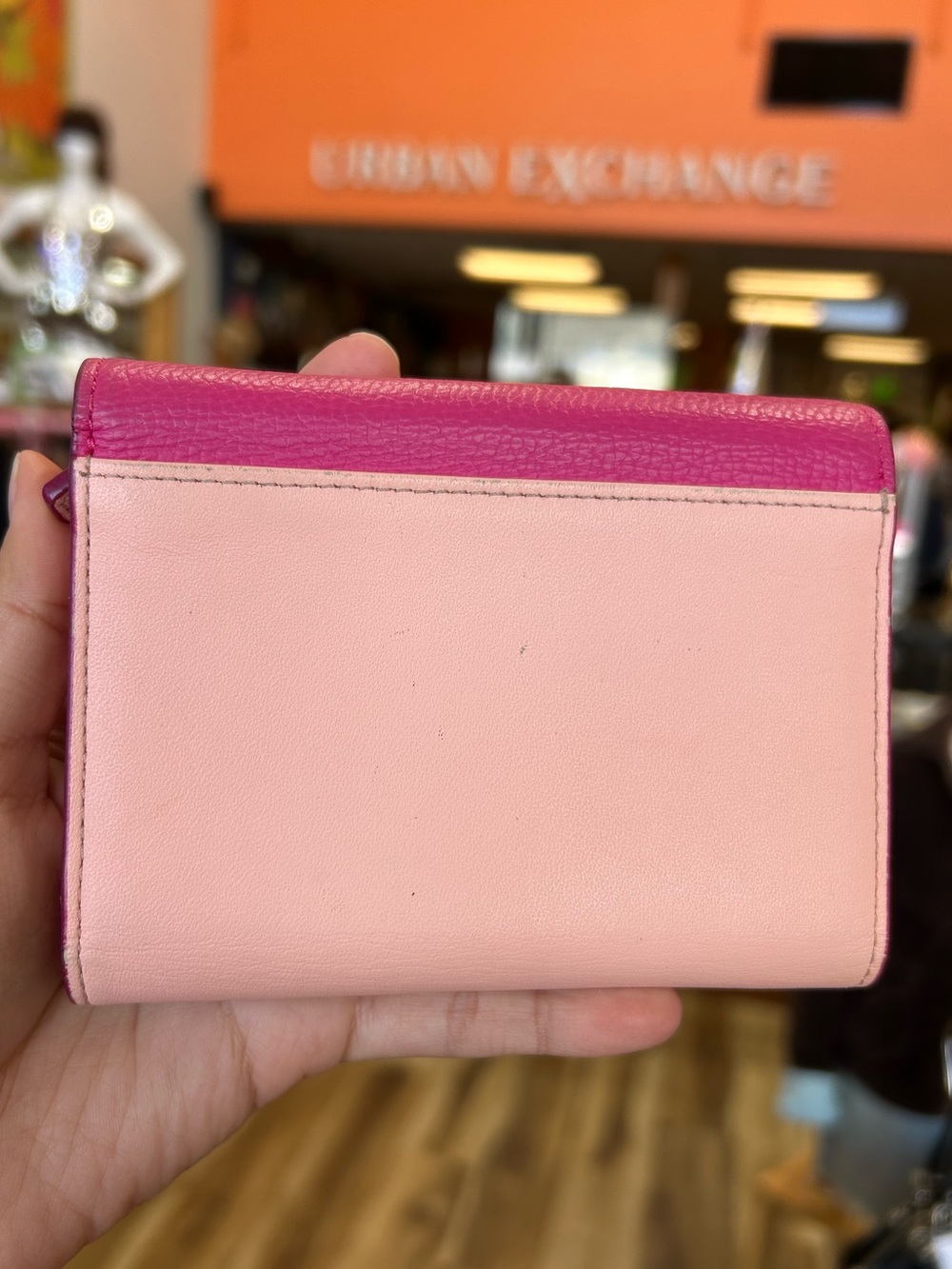MCM Visetos Leather Colorblock Love Letter Mini Card Case - Picture 6 of 14